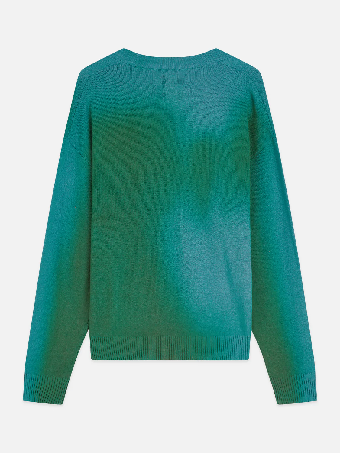 Printed two-tone relaxed cardigan - Image 6
