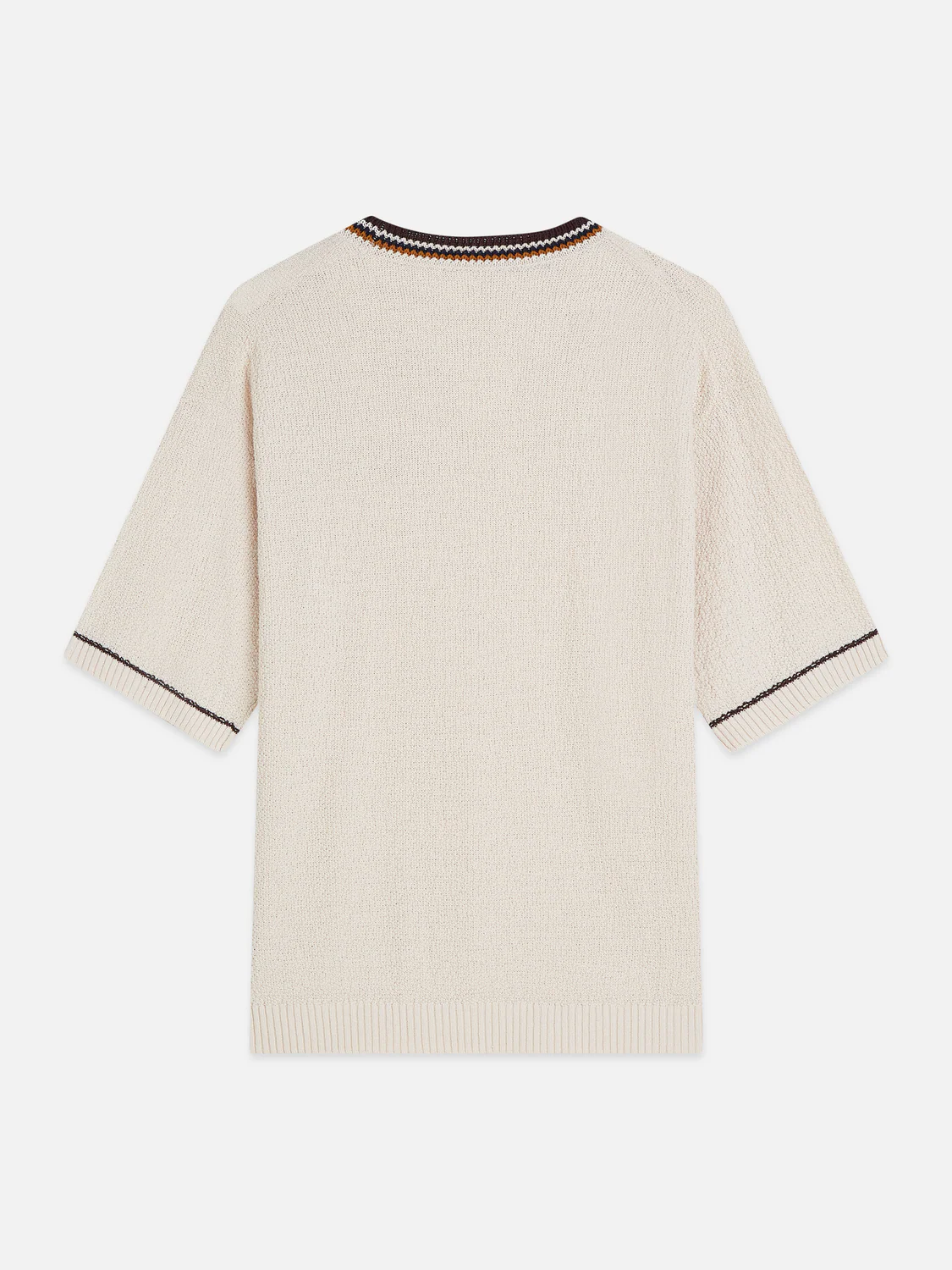 Knitted cotton relaxed T-shirt - Image 13