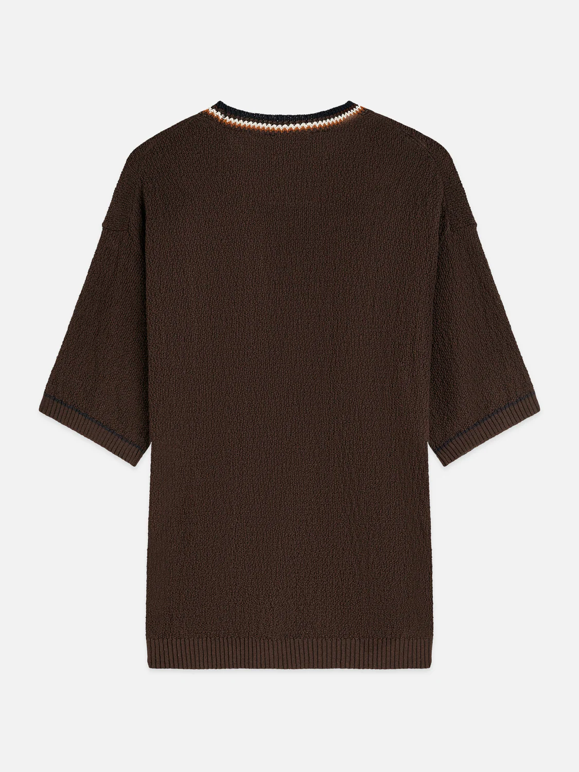 Knitted cotton relaxed T-shirt - Image 6