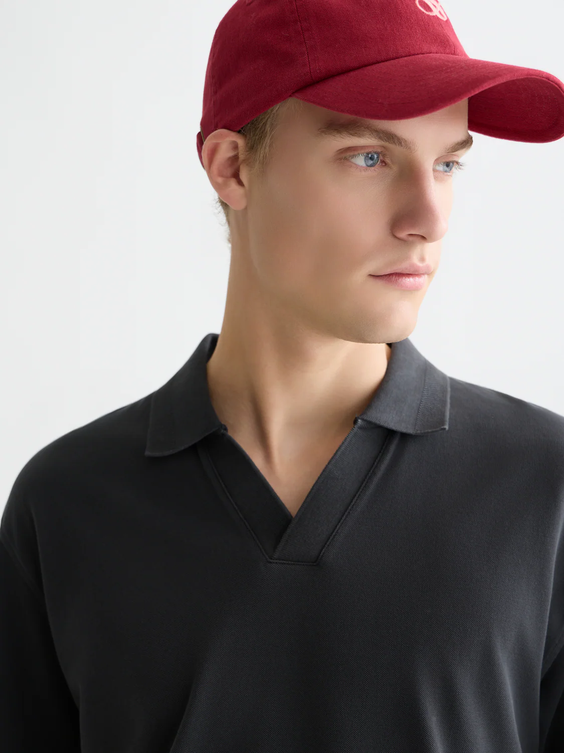 3 crosses pique relaxed garment-dyed polo - Image 10