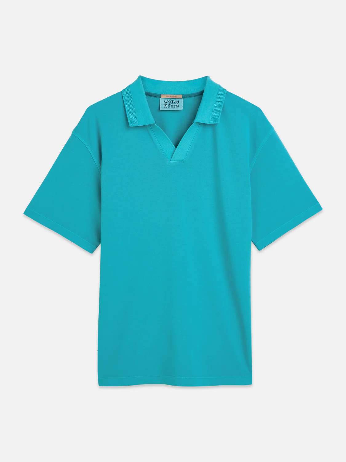 3 crosses pique relaxed garment-dyed polo - Image 19