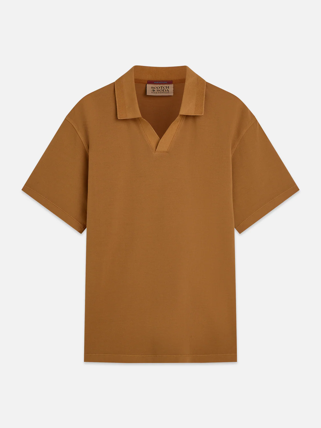 3 crosses pique relaxed garment-dyed polo - Image 5