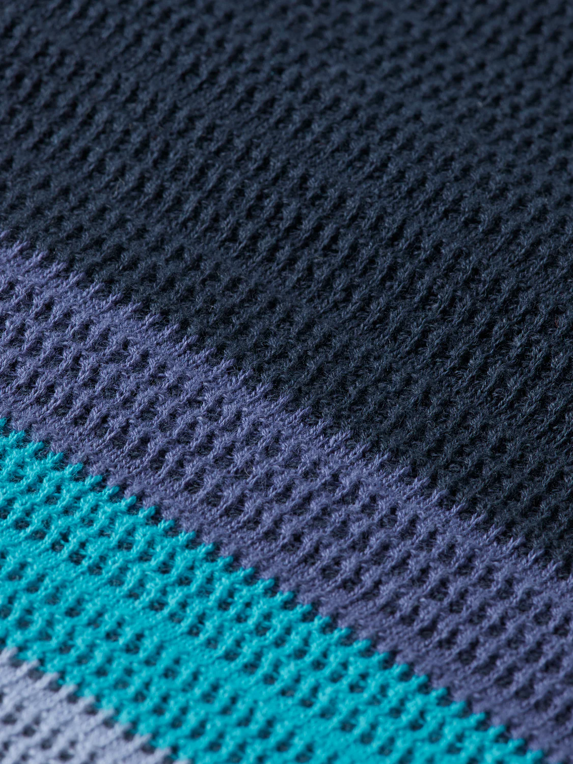 Knitted striped polo - Image 7
