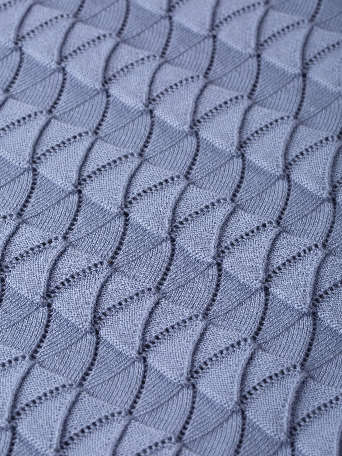 Pointelle knitted polo - Image 7