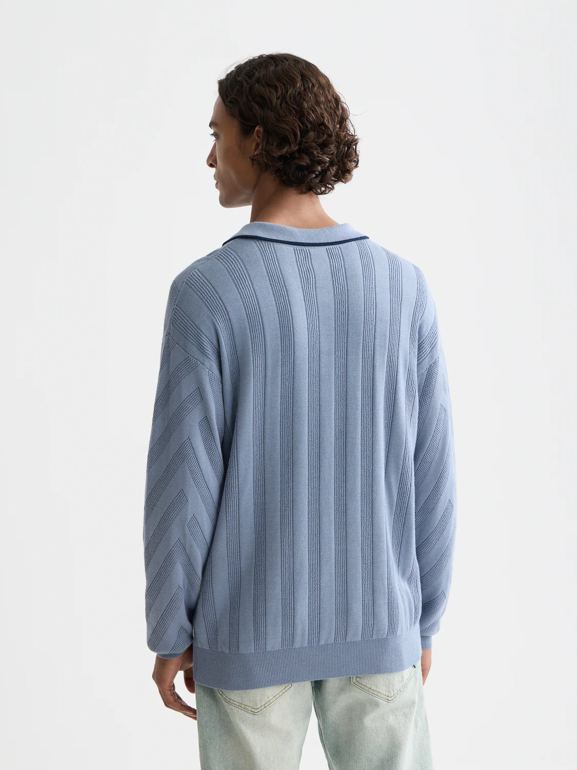 Structure long sleeve polo - Image 4
