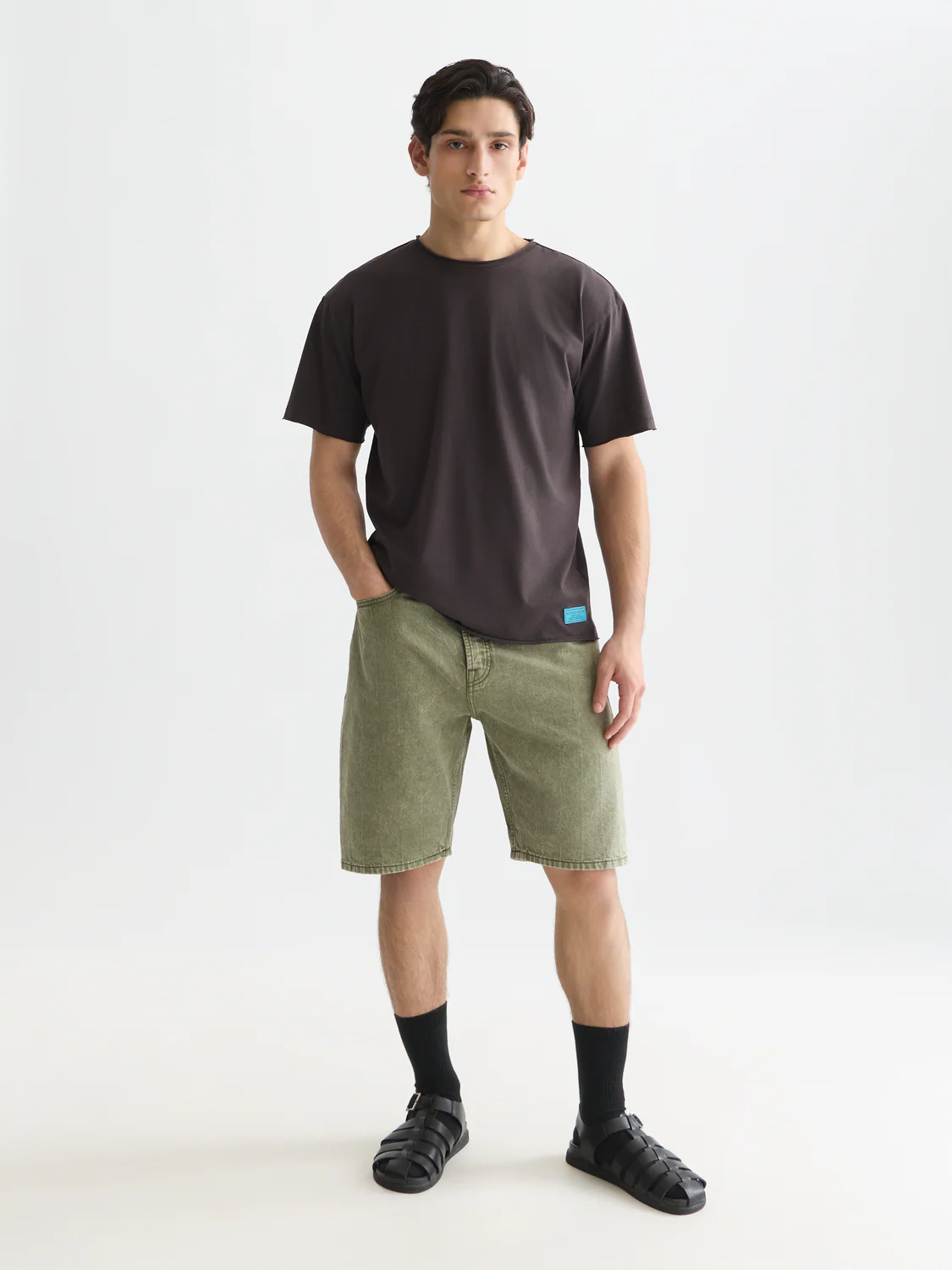 Seasonal Essentials Raw Edged Relaxed T-shirt - Image 23