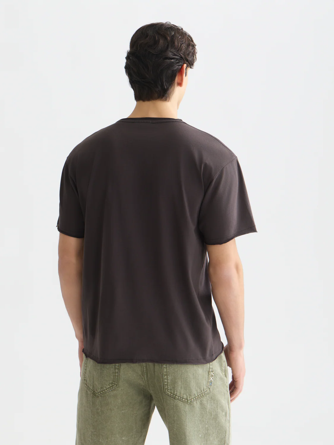 Seasonal Essentials Raw Edged Relaxed T-shirt - Image 25