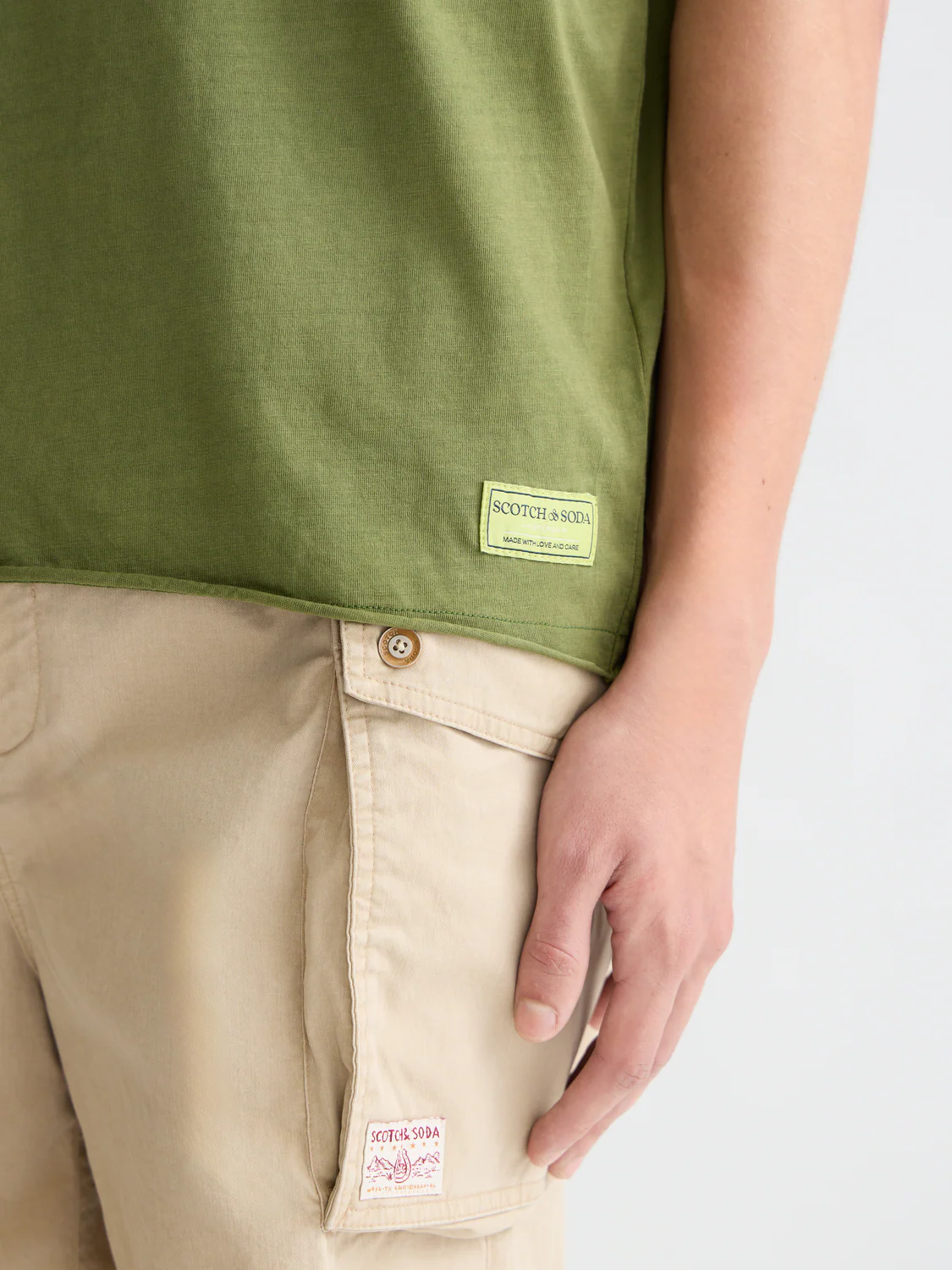 Seasonal Essentials Raw Edged Relaxed T-shirt - Image 3
