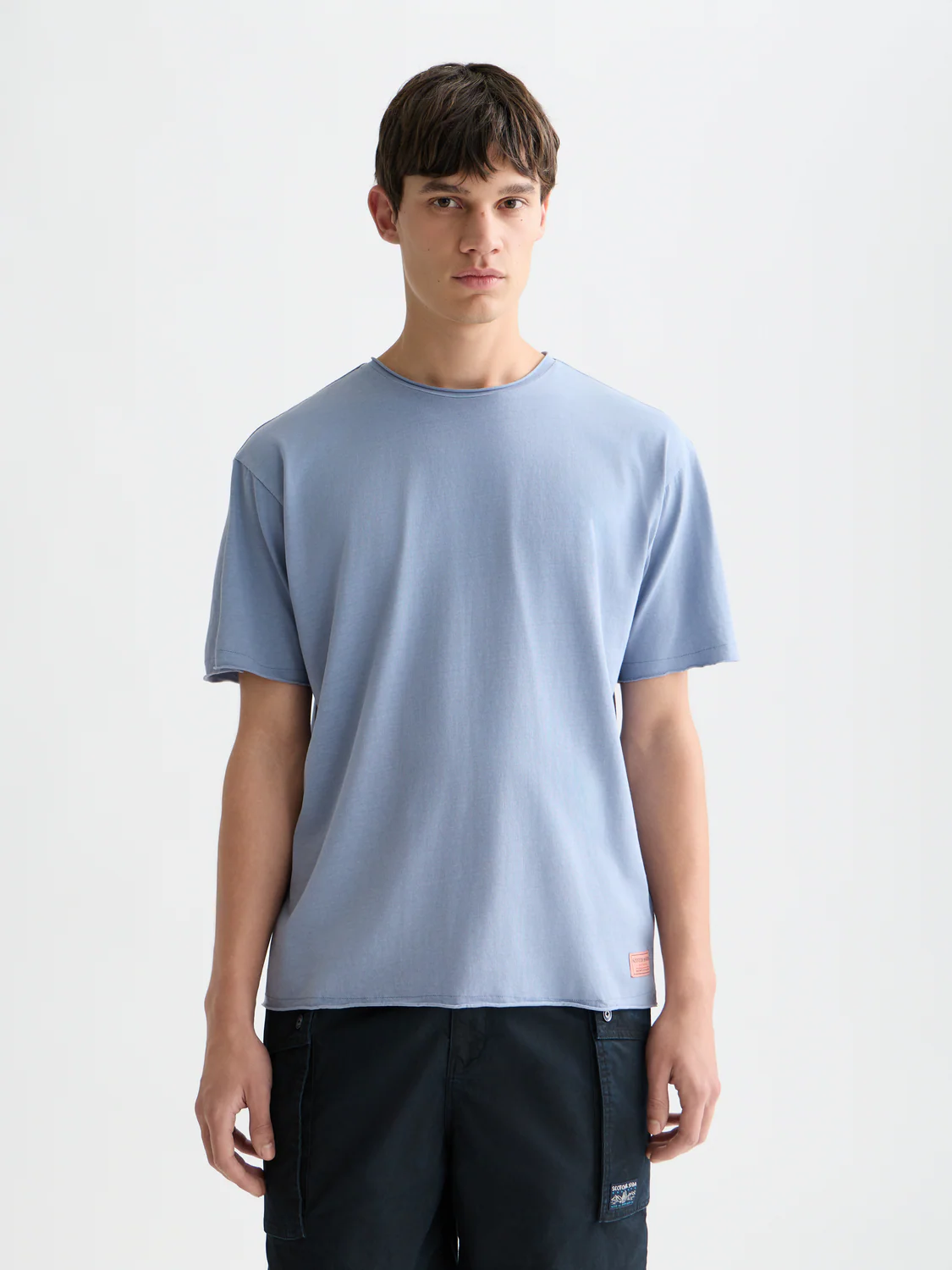 Seasonal Essentials Raw Edged Relaxed T-shirt - Image 8