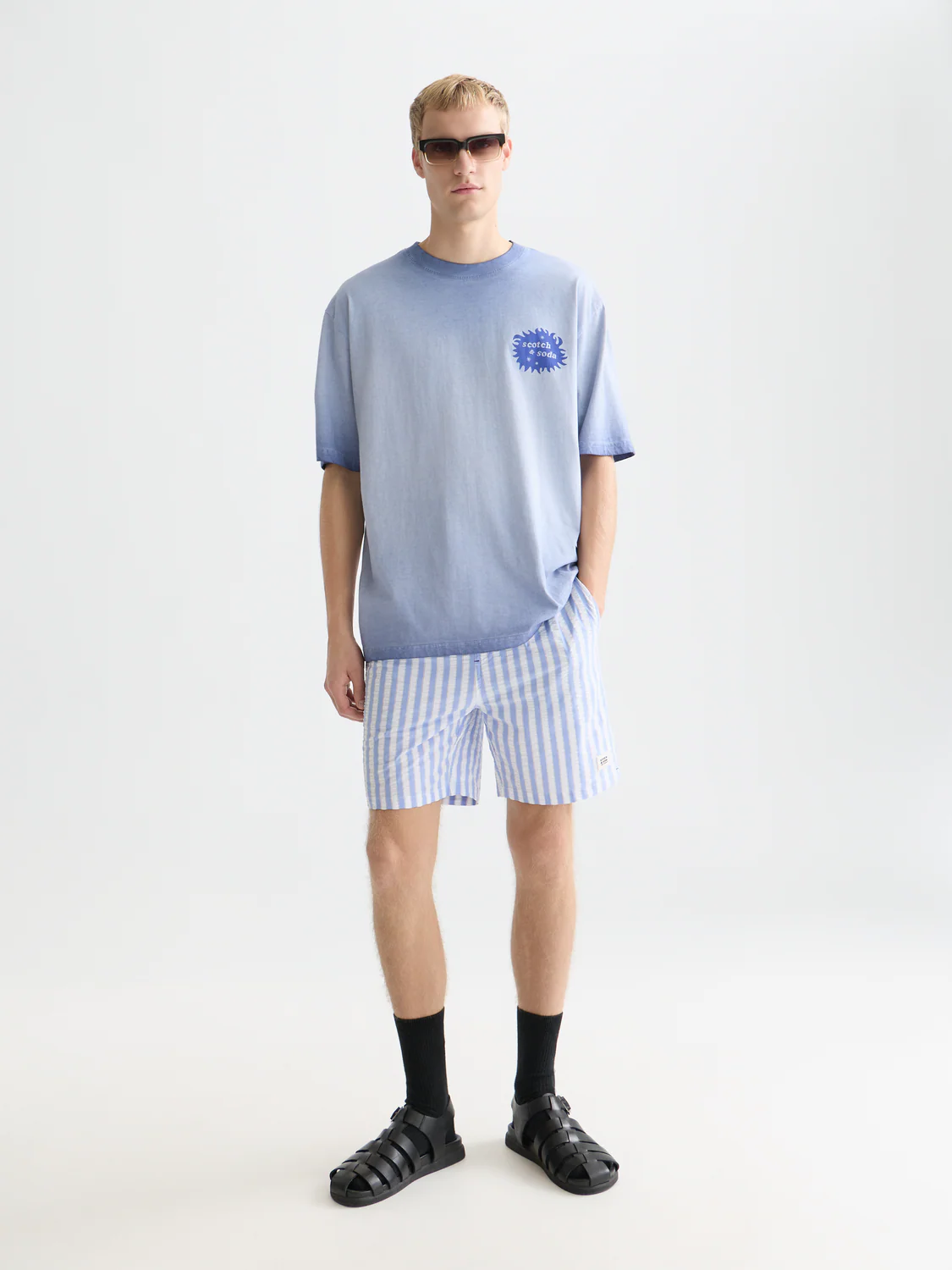 artwork loose dyed T-shirt - Image 2