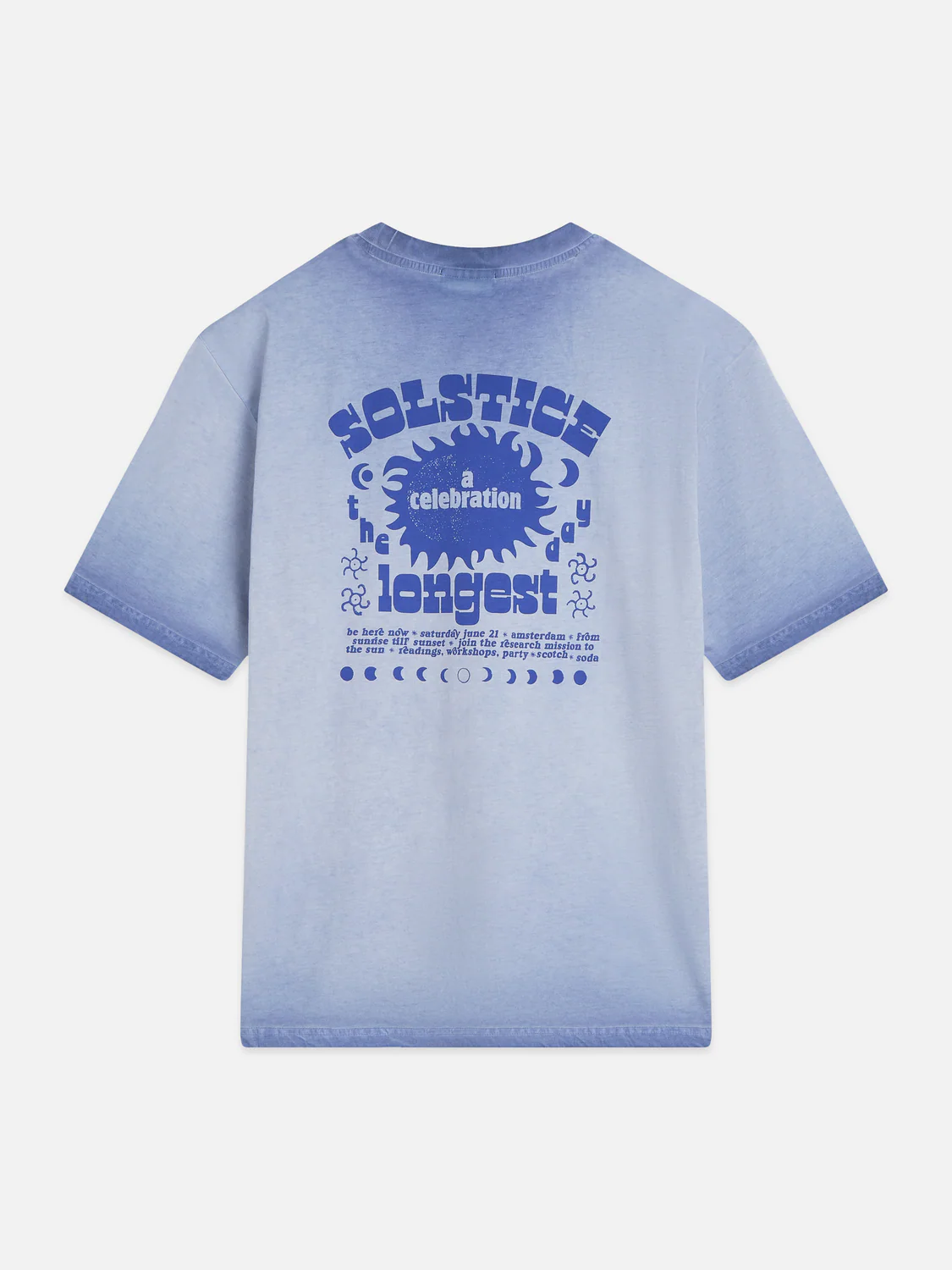 artwork loose dyed T-shirt - Image 6