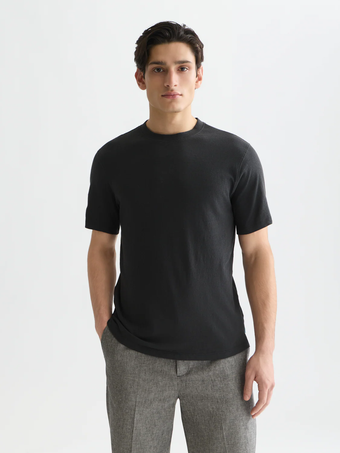 3 crosses cotton-linen T-shirt