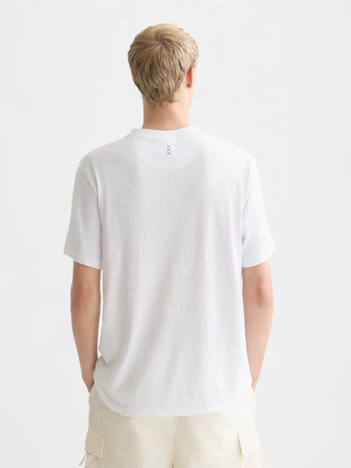 3 crosses cotton-linen T-shirt - Image 11