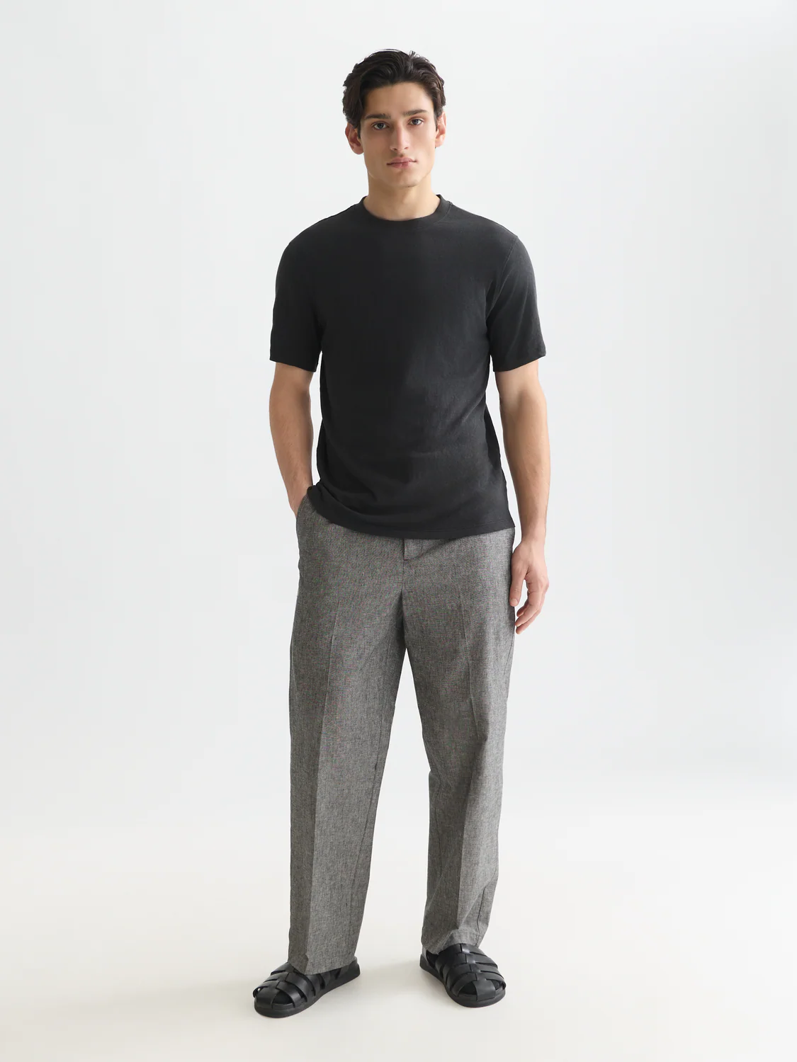 3 crosses cotton-linen T-shirt - Image 2