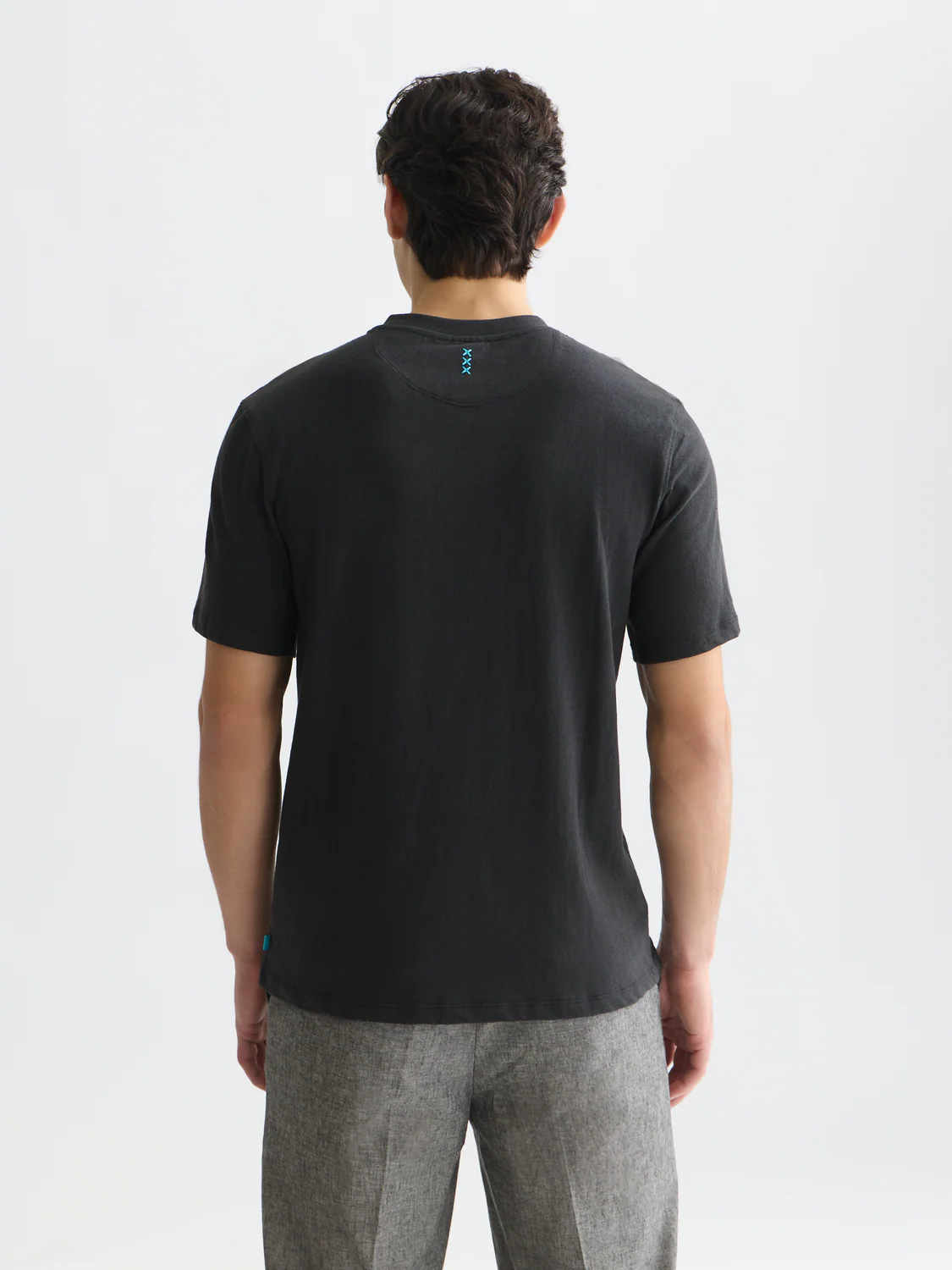 3 crosses cotton-linen T-shirt - Image 4