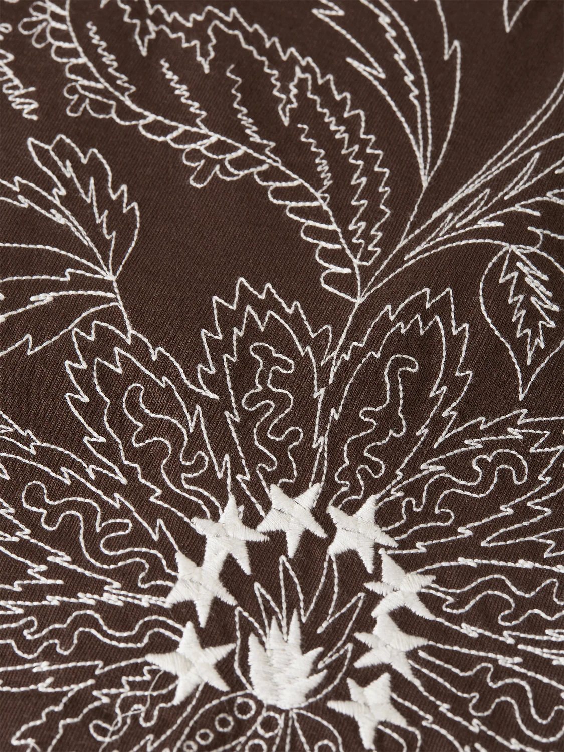 Embroidered artwork loose T-shirt - Image 7