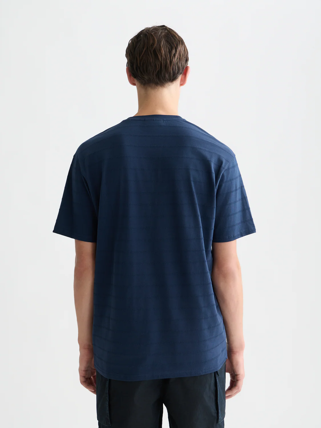 Structured jacquard relaxed T-shirt - Image 4