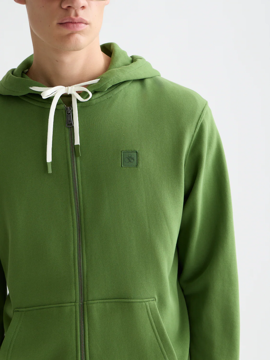 Logo badge zip-up hoodie - Image 10