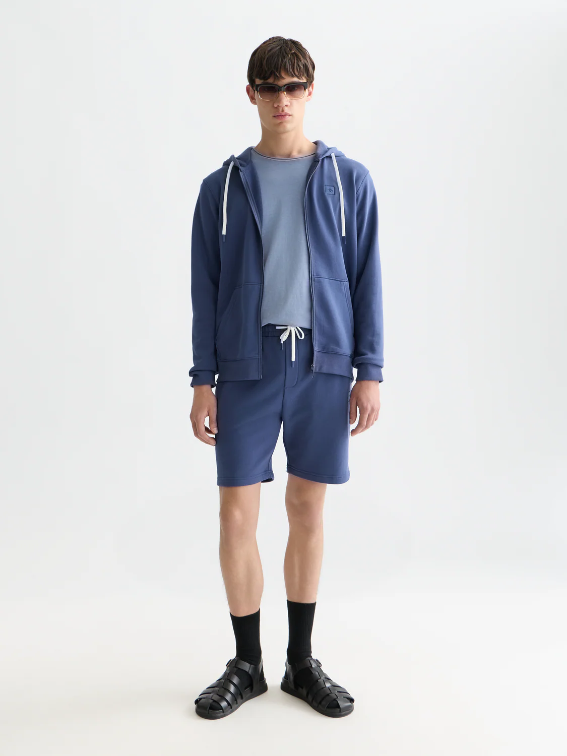 Logo badge zip-up hoodie - Image 16