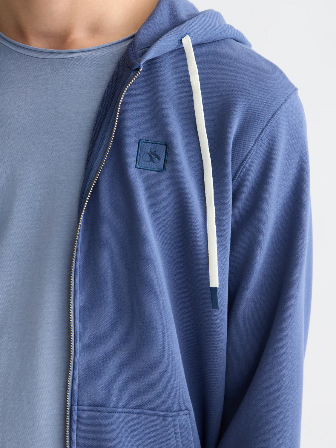 Logo badge zip-up hoodie - Image 17