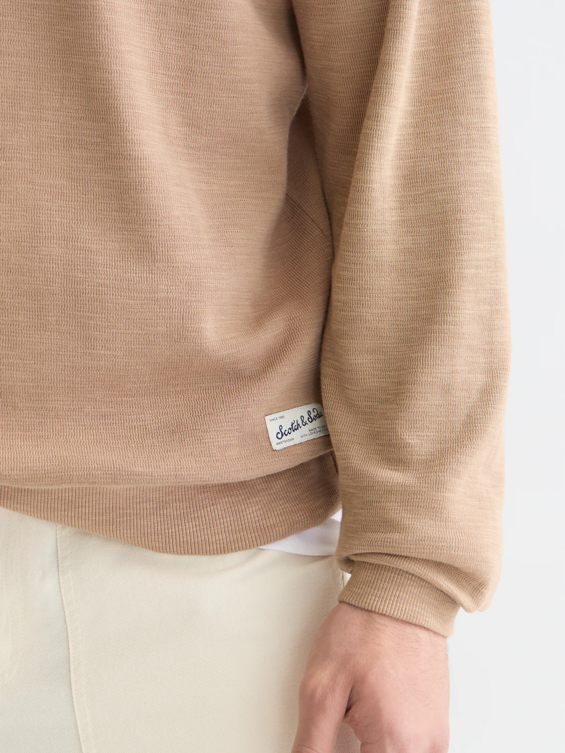 Garment-dyed sweatshirt - Image 3