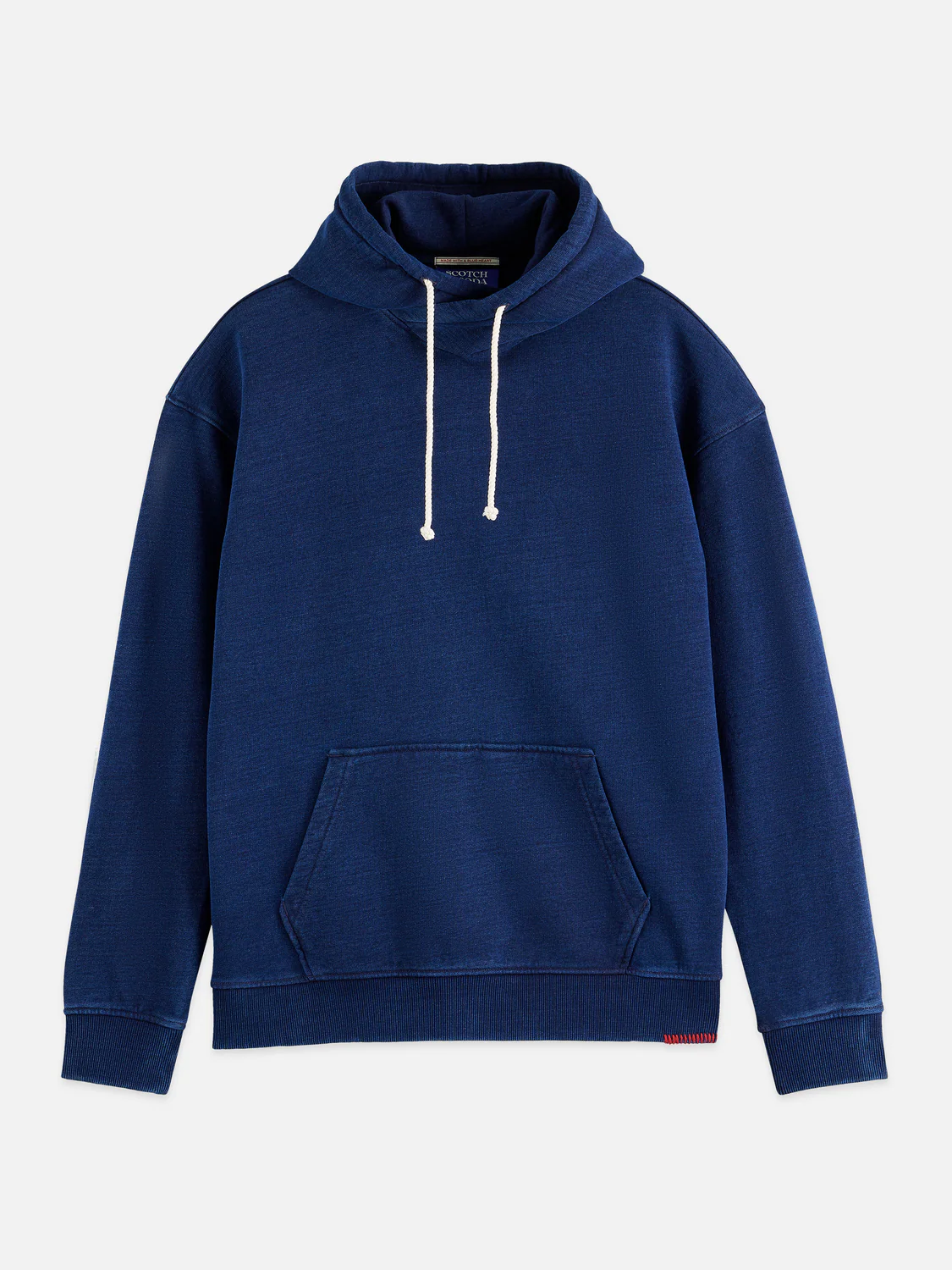 Worked out twisted indigo relaxed-fit hoodie - Image 5