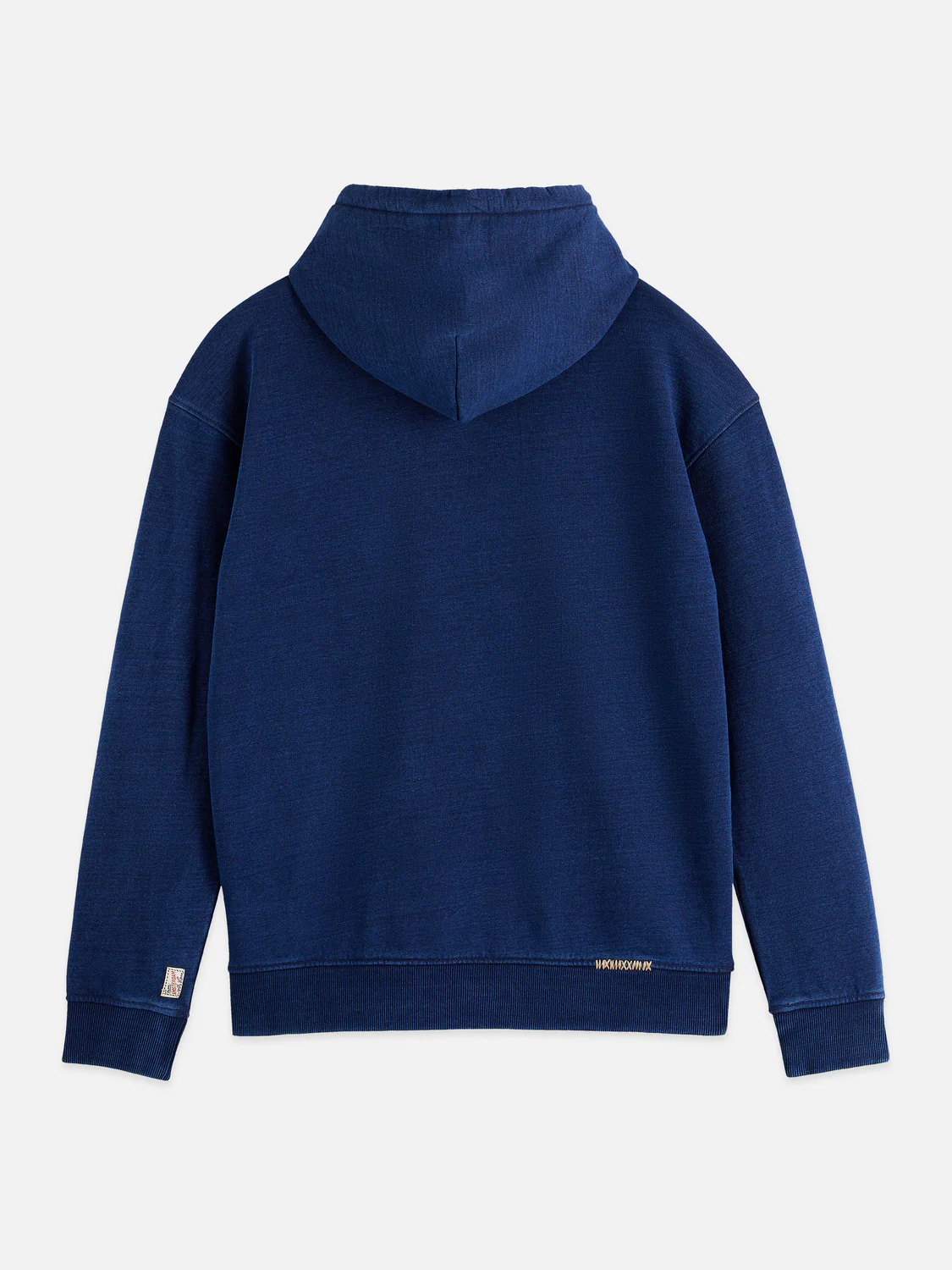 Worked out twisted indigo relaxed-fit hoodie - Image 6