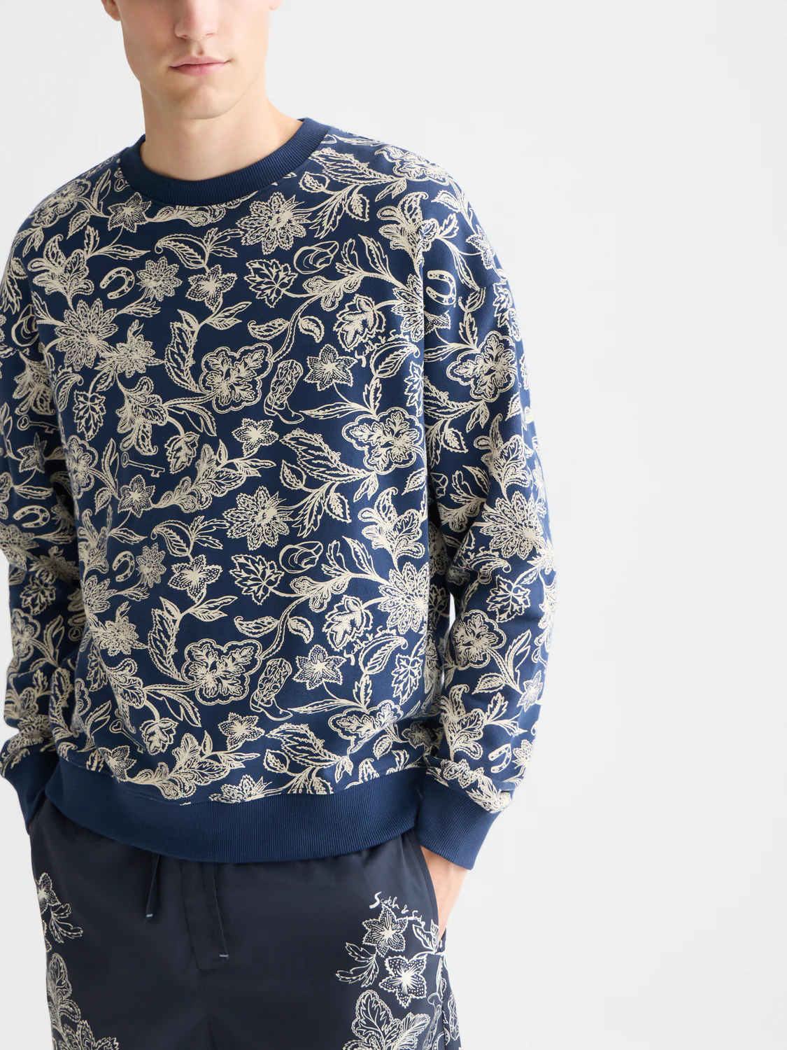 Printed relaxed sweatshirt - Image 3