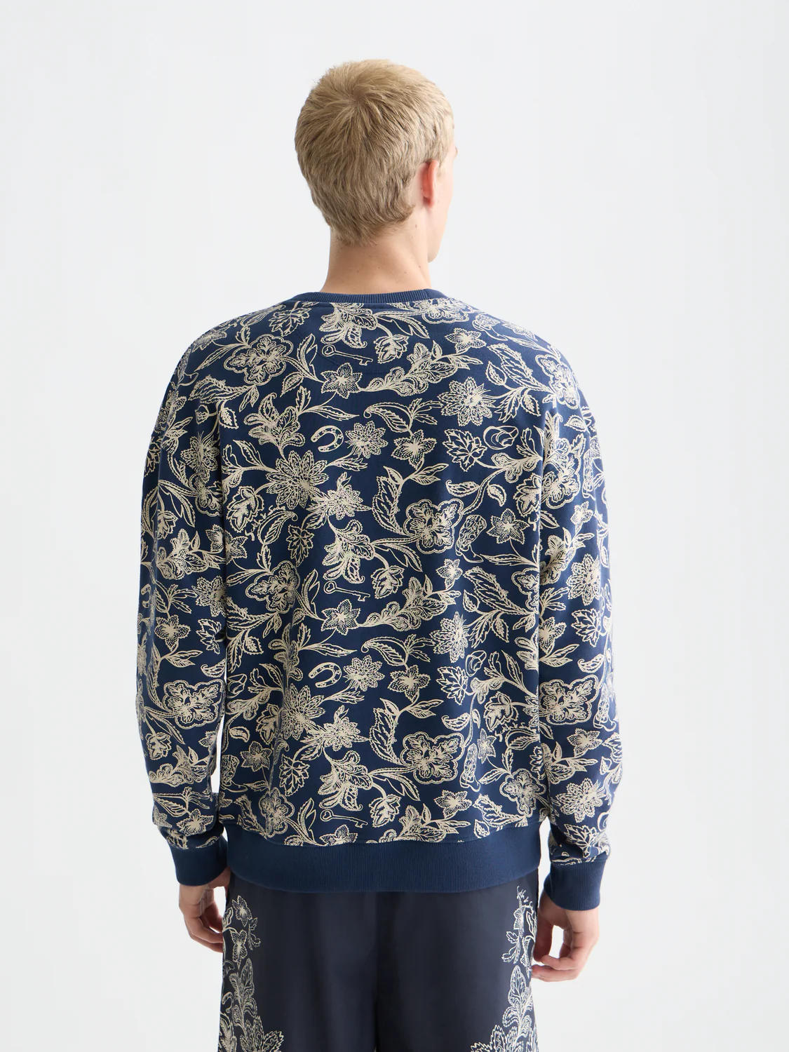 Printed relaxed sweatshirt - Image 4