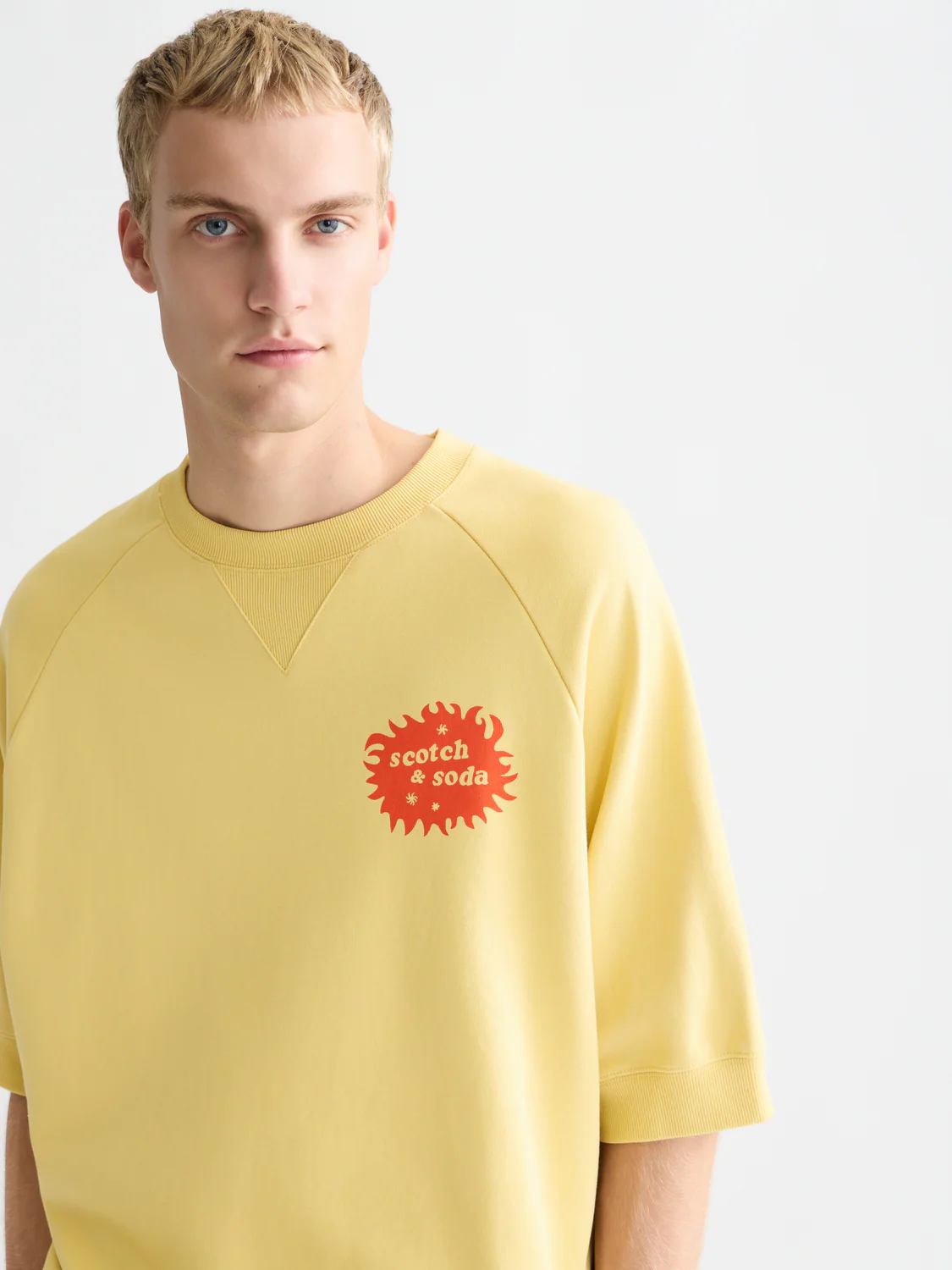 artwork loose short sleeve sweatshirt - Image 2