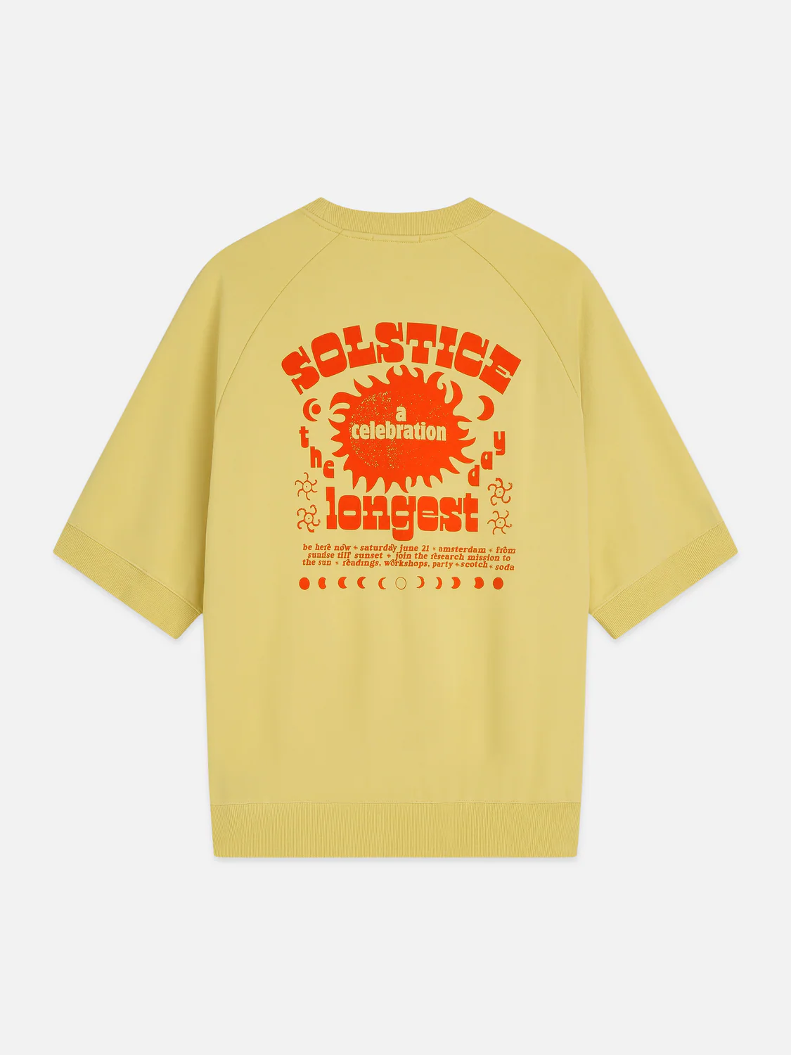 artwork loose short sleeve sweatshirt - Image 6