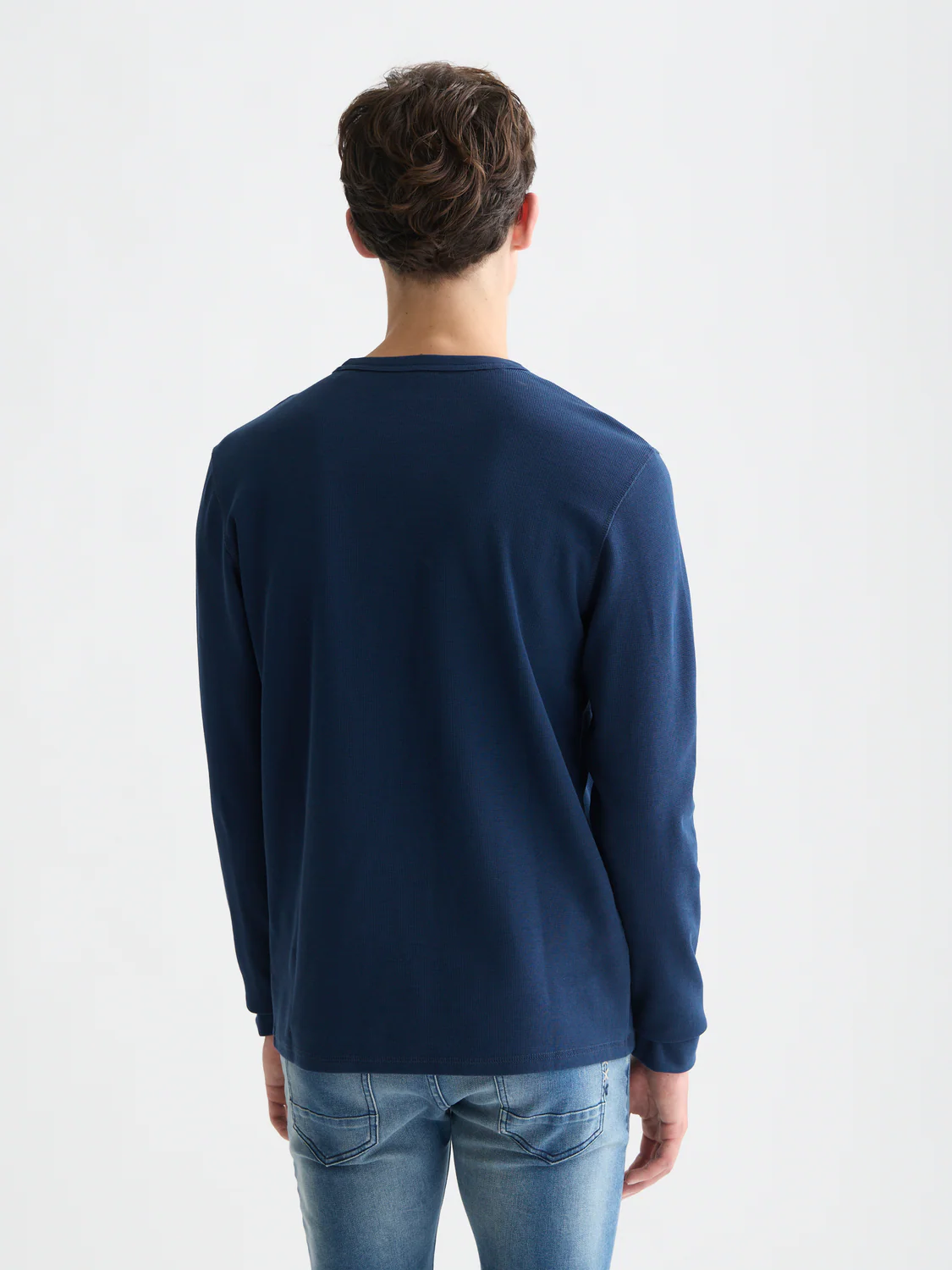 Waffle long sleeve top - Image 4
