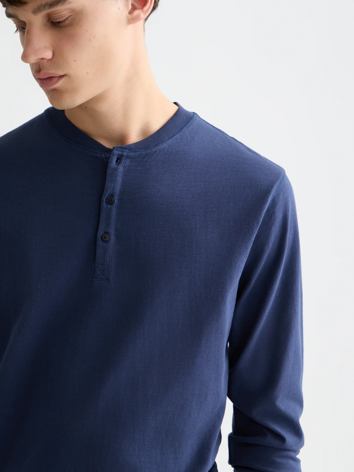 Henley long sleeve top - Image 3