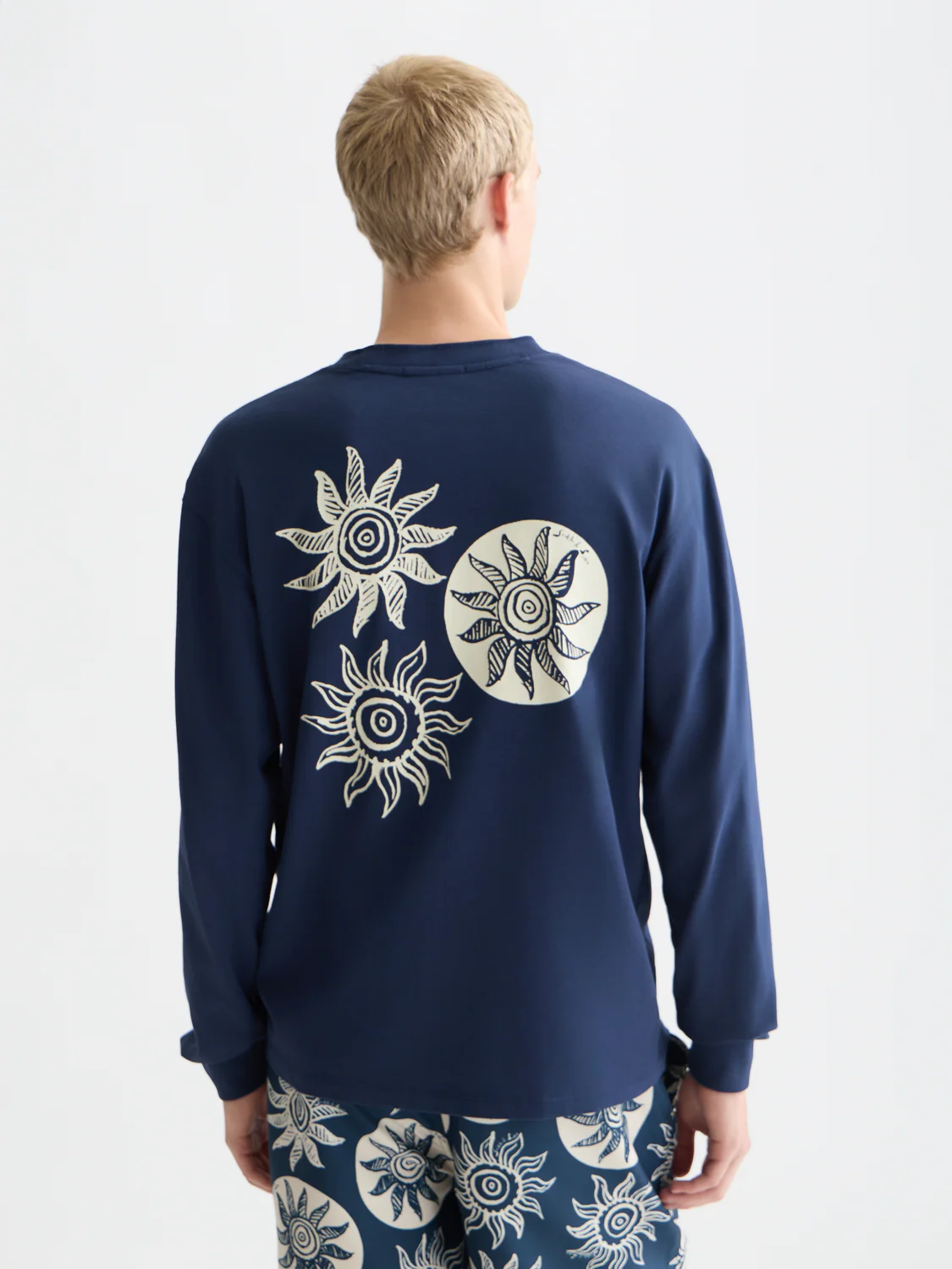 Artwork relaxed long sleeve top - Image 4