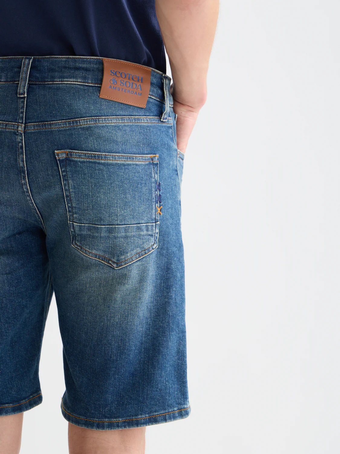 Ralston slim denim shorts - Image 3