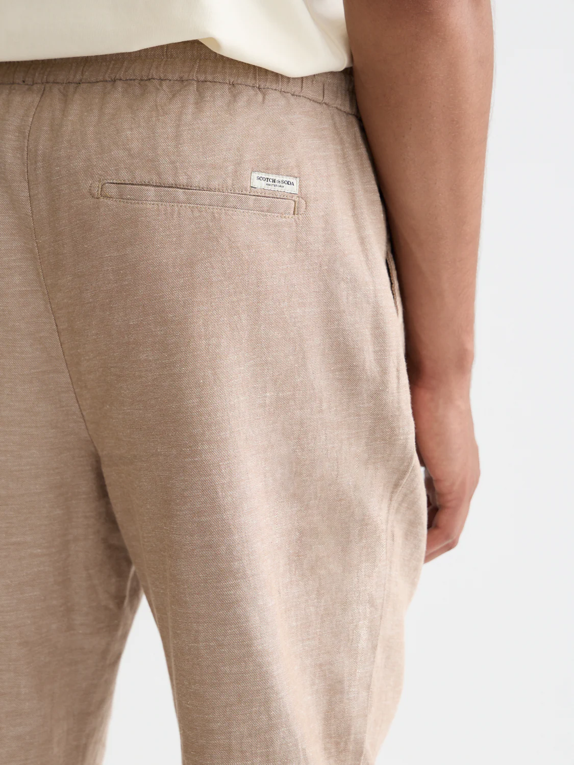 Seasonal Essentials Warren cotton linen jogger - Image 3