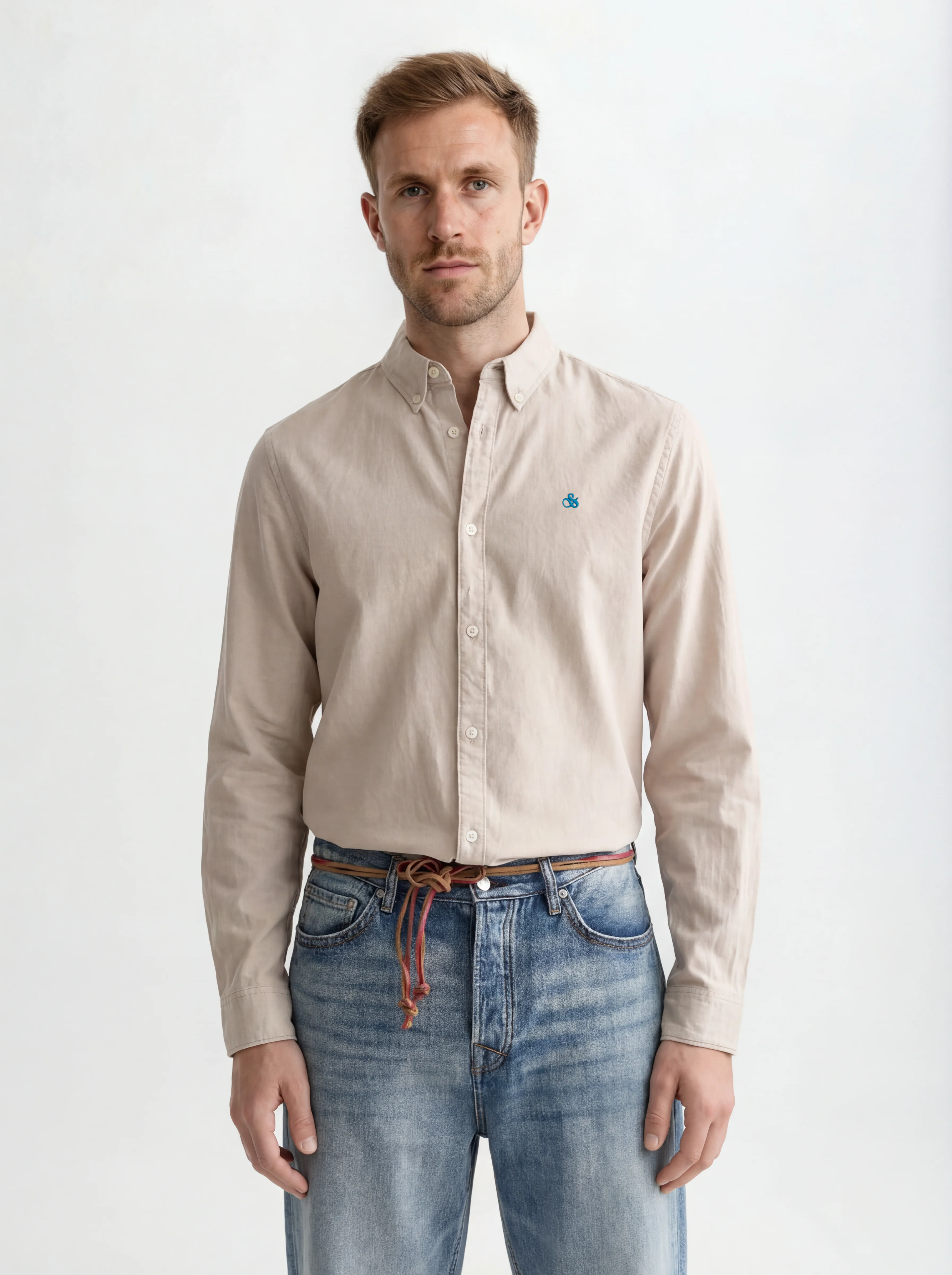 Seasonal Essentials solid oxford shirt - Image 8