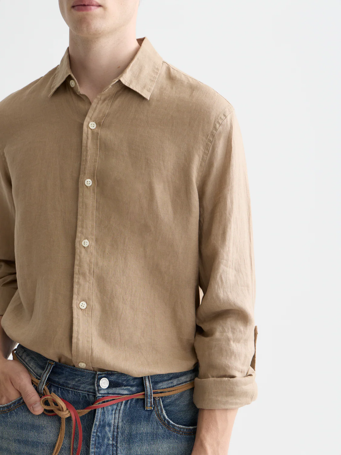 Seasonal Essentials linen shirt - Image 3