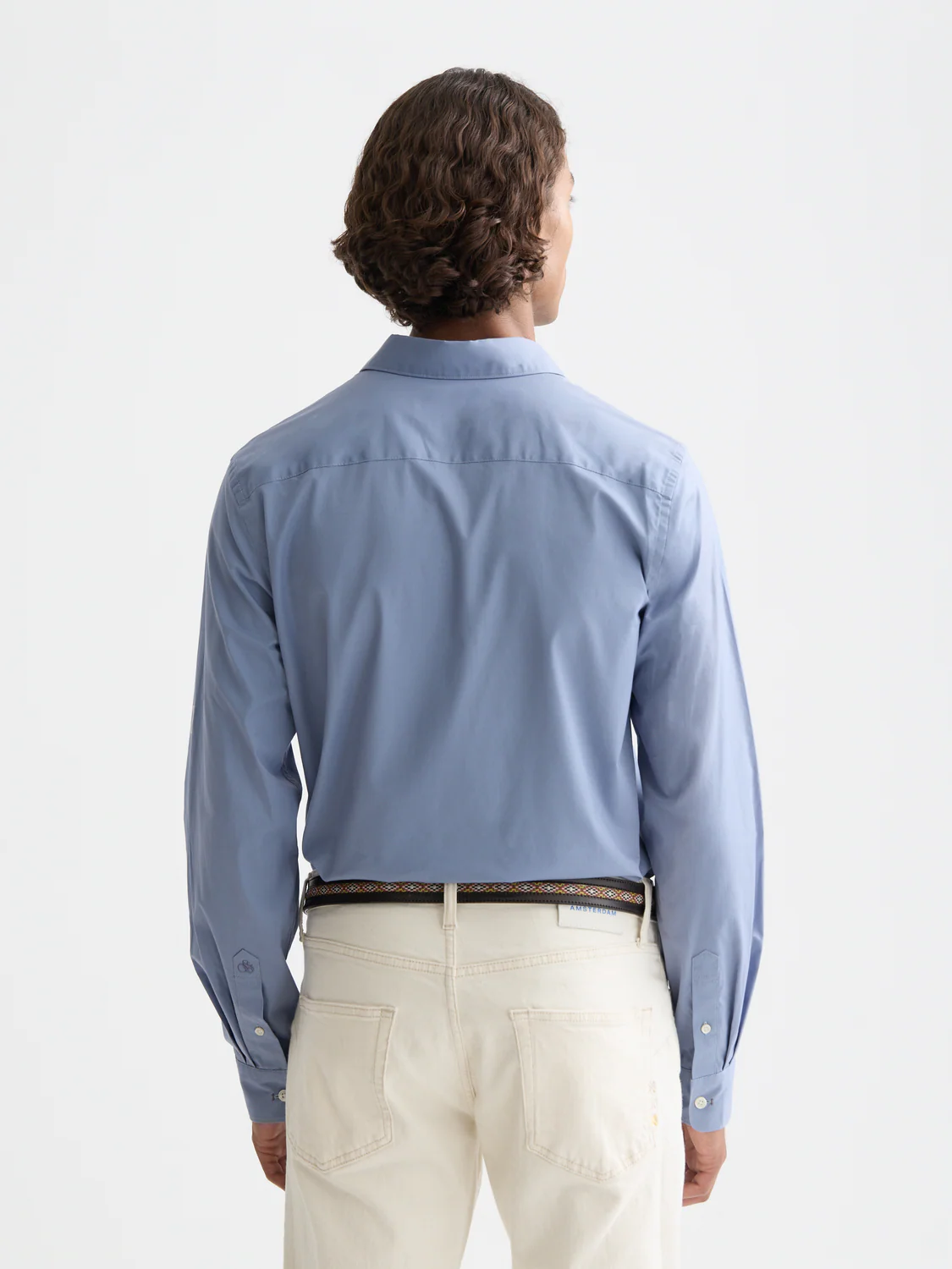 Seasonal Essentials cotton poplin slim shirt - Image 4