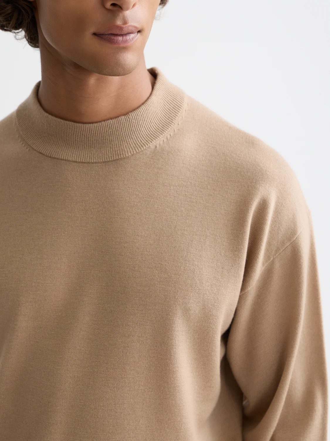Seasonal Essentials mock neck pullover - Image 3