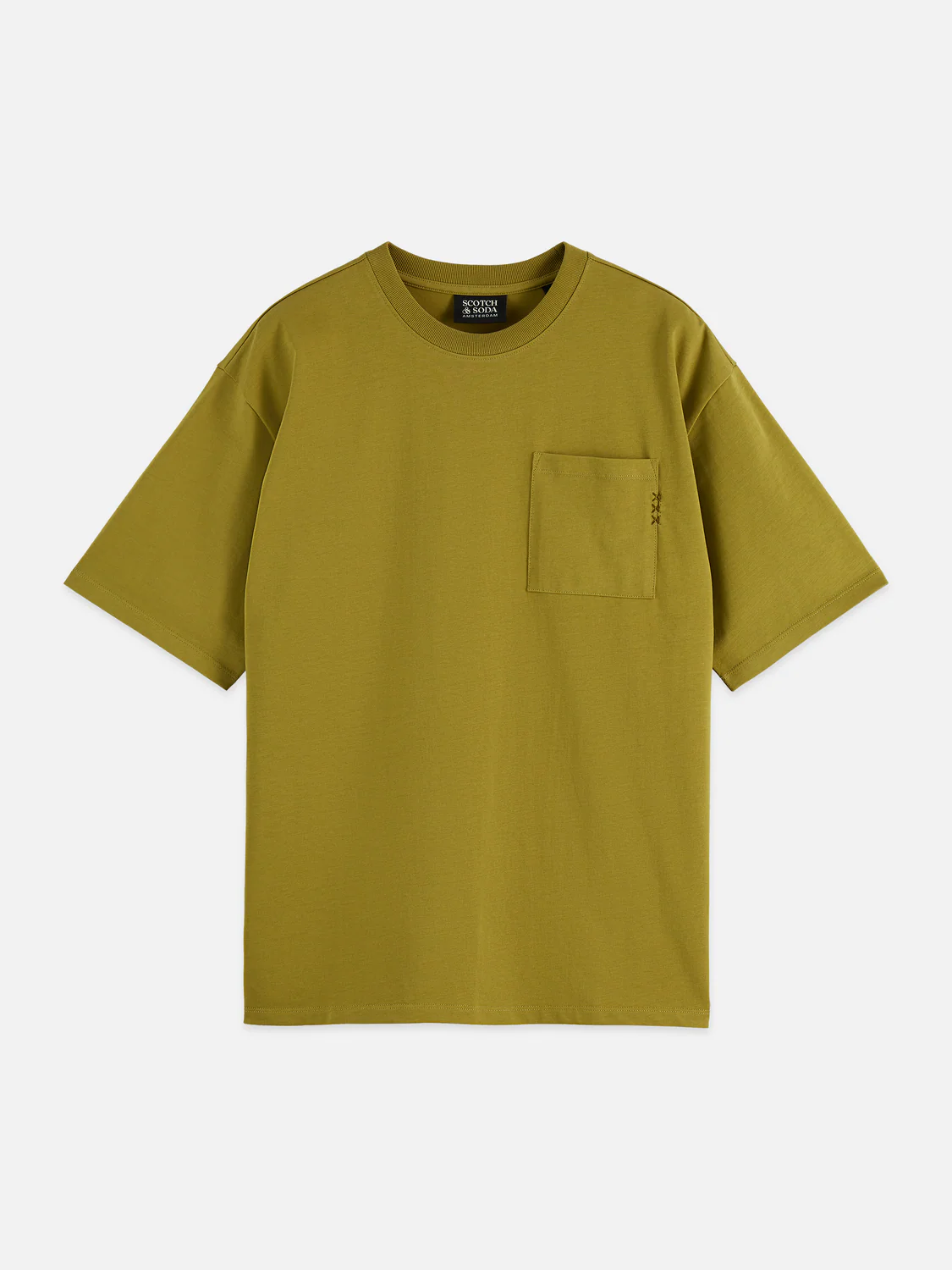 Seasonal Essentials 3 crosses pocket loose T-shirt - Image 12