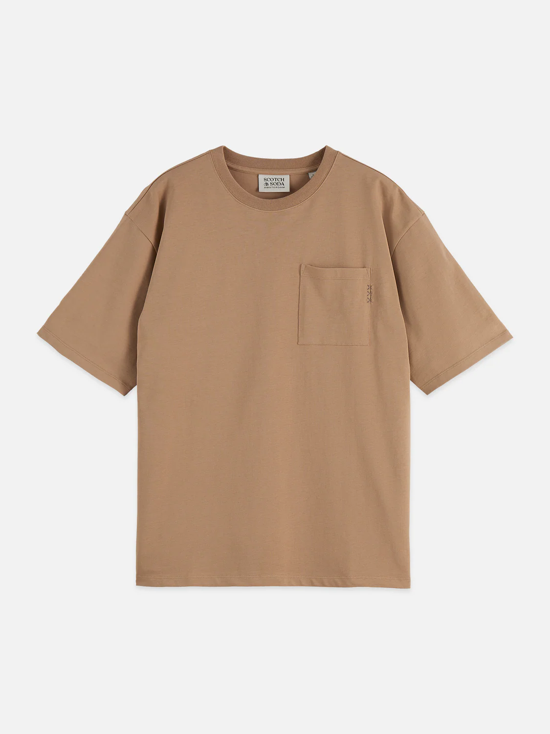 Seasonal Essentials 3 crosses pocket loose T-shirt - Image 5