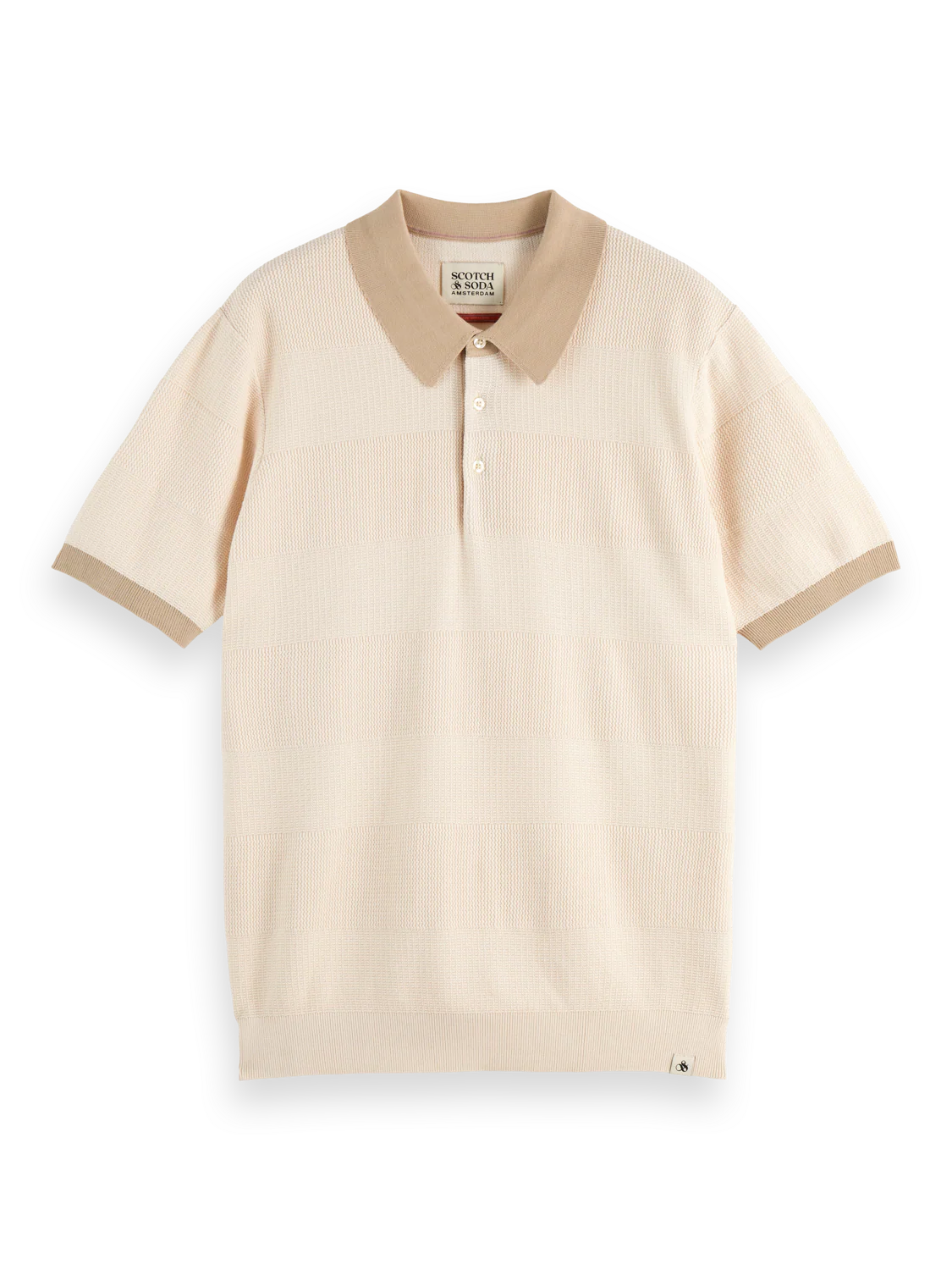 Knitted striped polo - Image 12