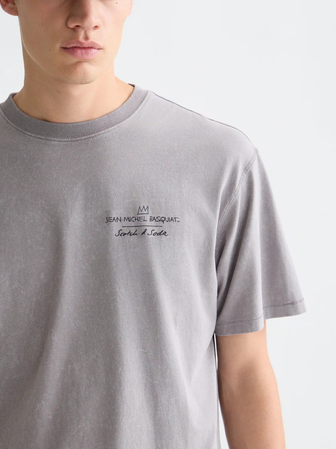 Scotch & Soda x Basquiat Artwork Relaxed T-Shirt - Image 3
