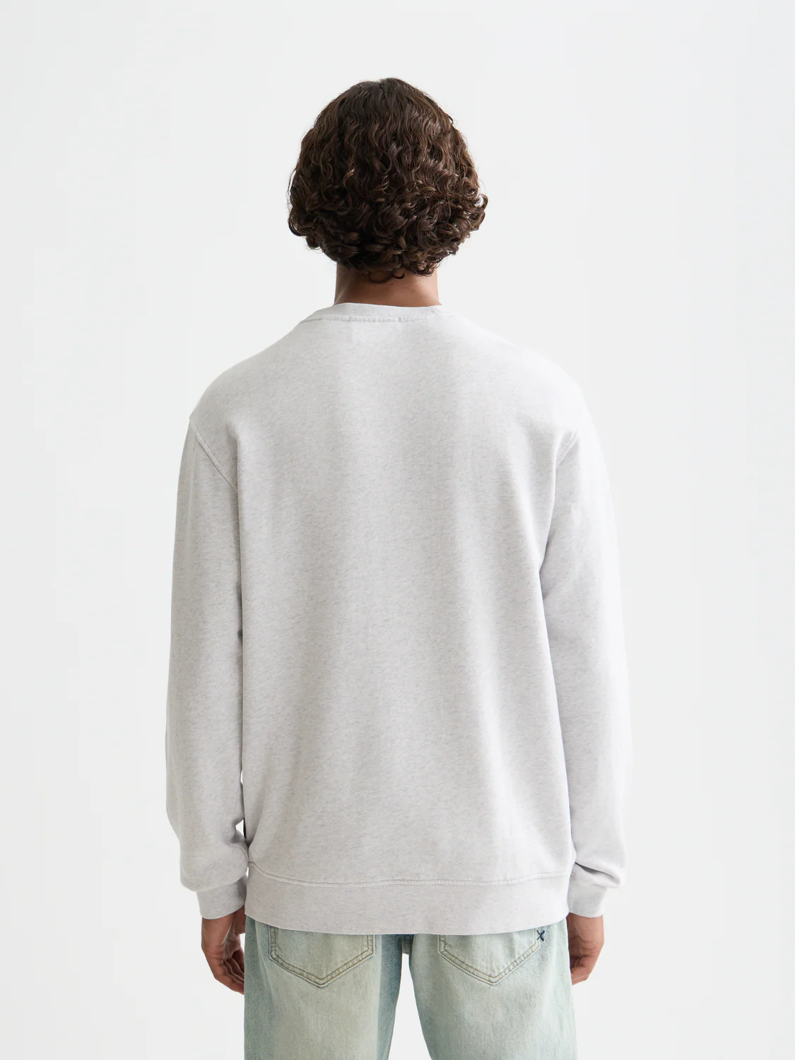 Washed denim graphic sweat - Image 4