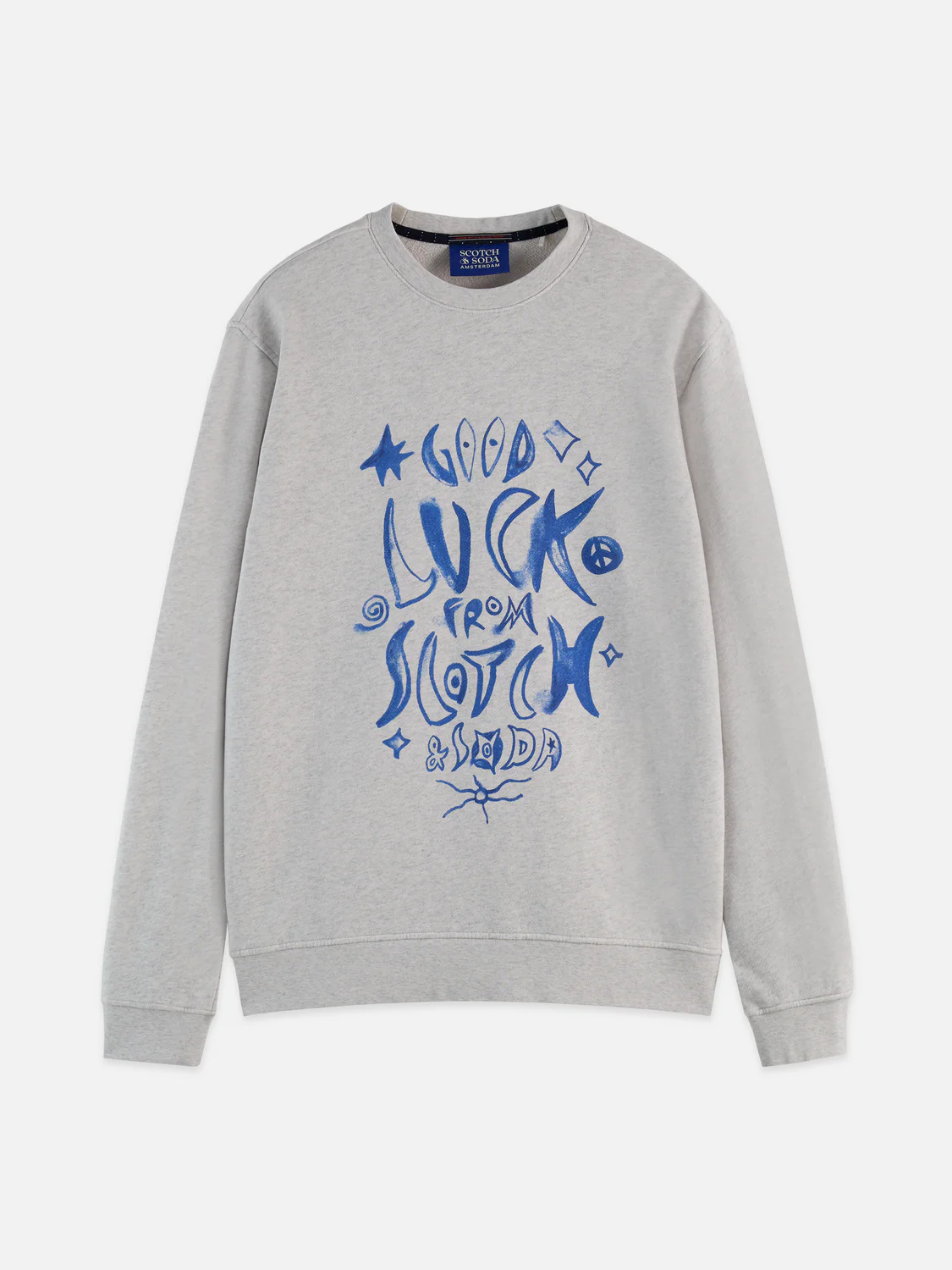 Washed denim graphic sweat - Image 5
