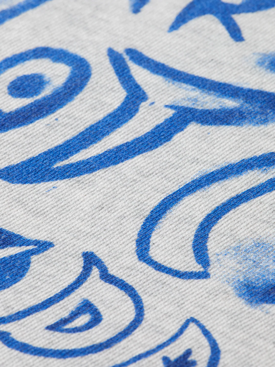 Washed denim graphic sweat - Image 7