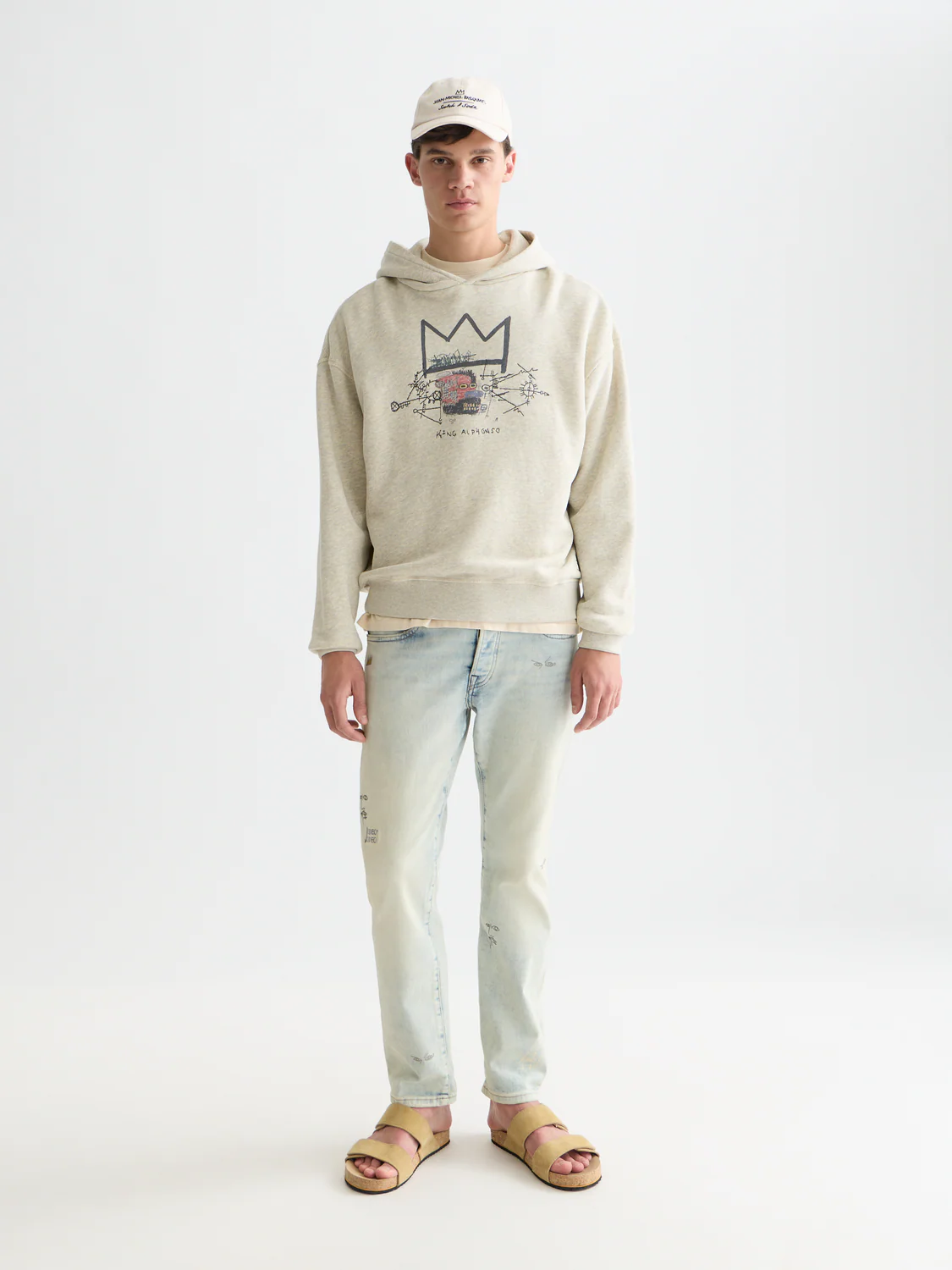 Scotch & Soda x Basquiat Washed Artwork Hoodie - Image 2