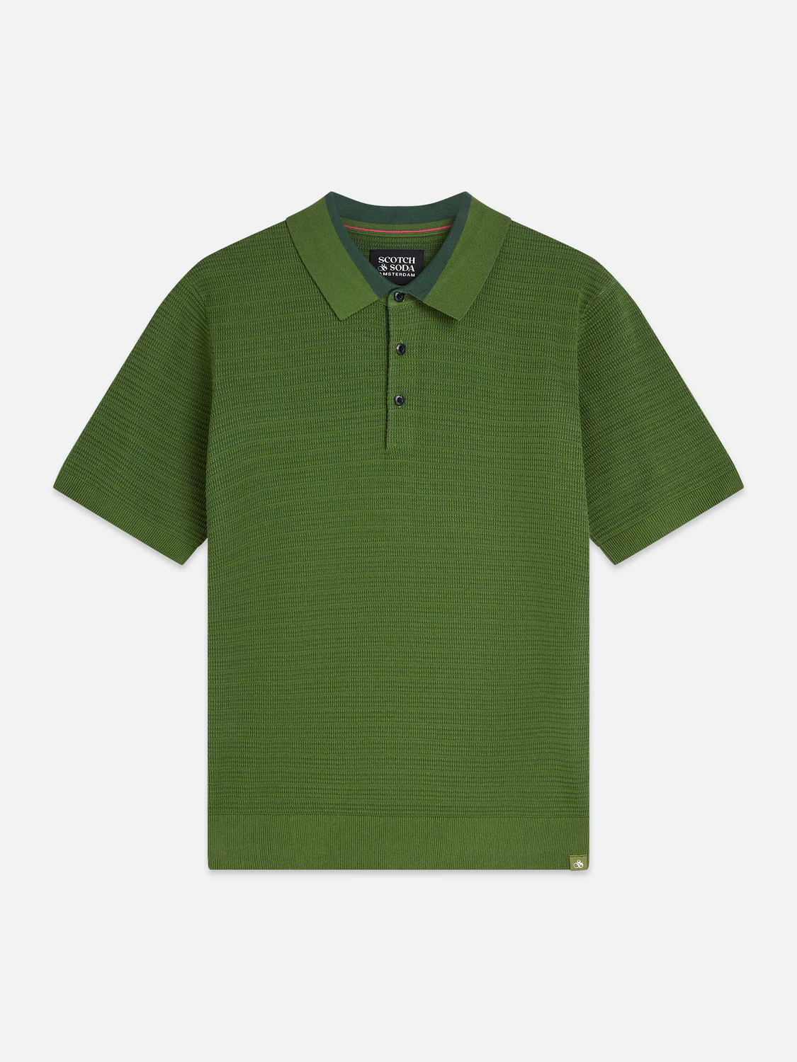 Structured knitted polo - Image 12