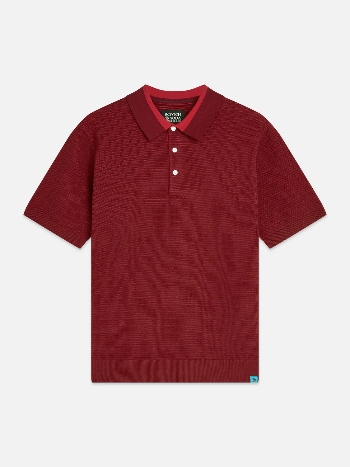Structured knitted polo - Image 26